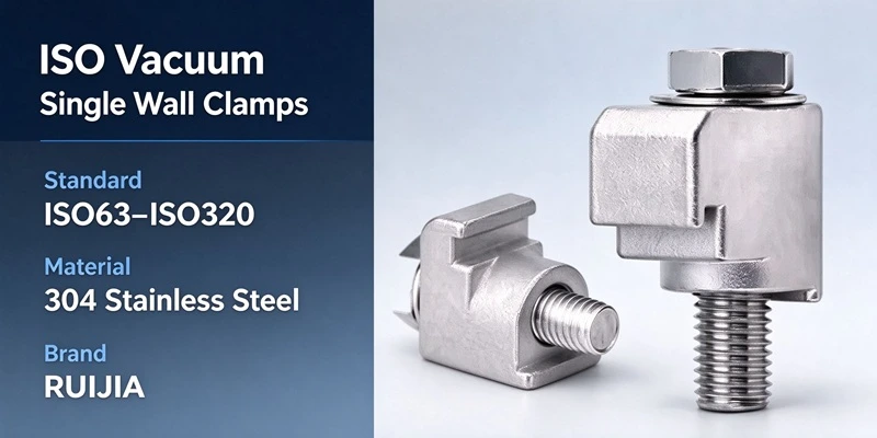iso vacuum single wall clamps